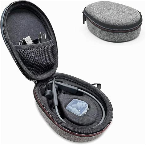 shokz case|aftershokz headphones case.